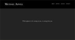 Desktop Screenshot of michaelalwill.com