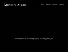 Tablet Screenshot of michaelalwill.com
